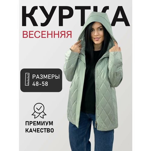 фото Куртка diffberd, размер 52, коричневый