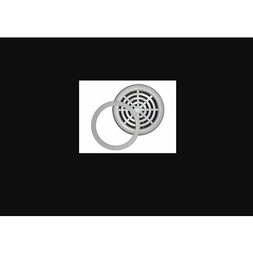 Вентиляционная решетка с кольцом 48 мм белый PROFI