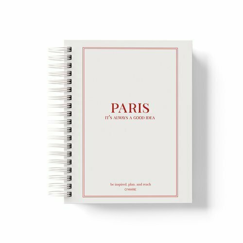 Ежедневник O'MARIE Paris недатированный, на год, в мягкой обложке Soft touch