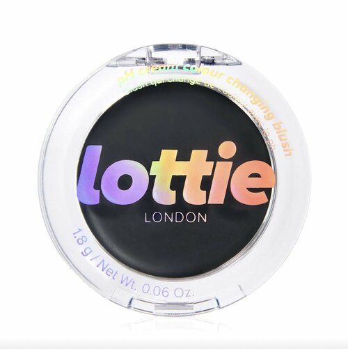 LOTTIE LONDON Черные Румяна для лица кремовые меняющие оттенок pH cream blush