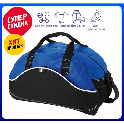 фото Сумка дорожная oasis 11953202, 19х25х44 см, синий, черный