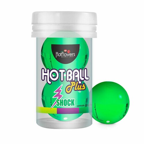 Лубрикант на силиконовой основе Hot Ball Plus с покалывающим эффектом (2 шарика по 3 гр.) шарики теплоизоляционные steba plastic ball