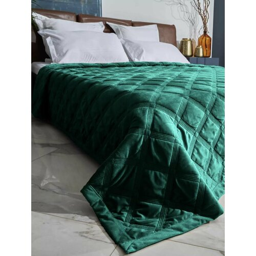 Покрывало на кровать/Евро/Велюр/220х240/В подарочной сумке