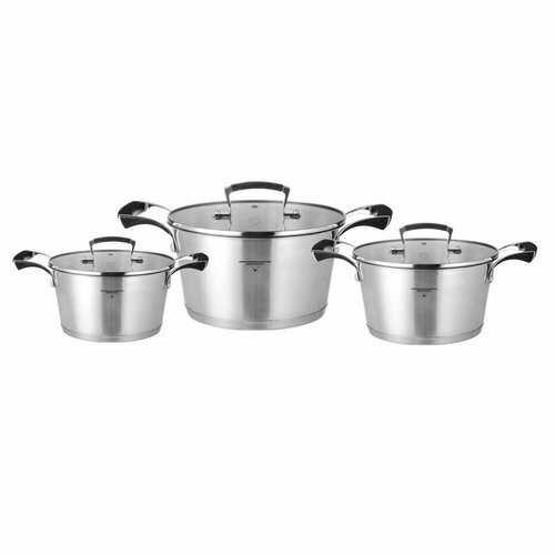 Набор кастрюль с крышками 6 предметов 4794₽