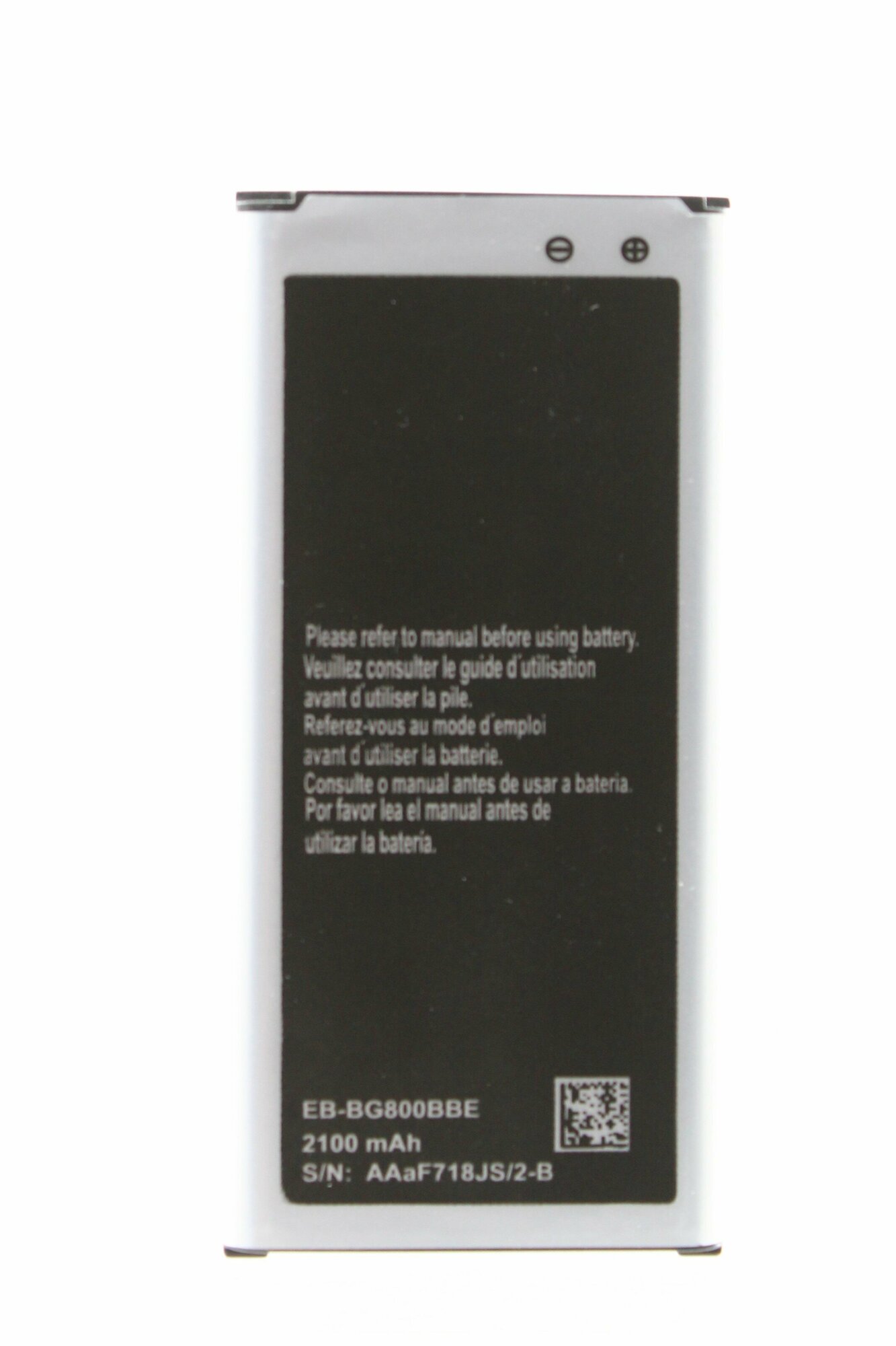 Аккумулятор "OINO" "Black Line" для Samsung Galaxy S5 Mini (SM-G800F) 2100 mAh