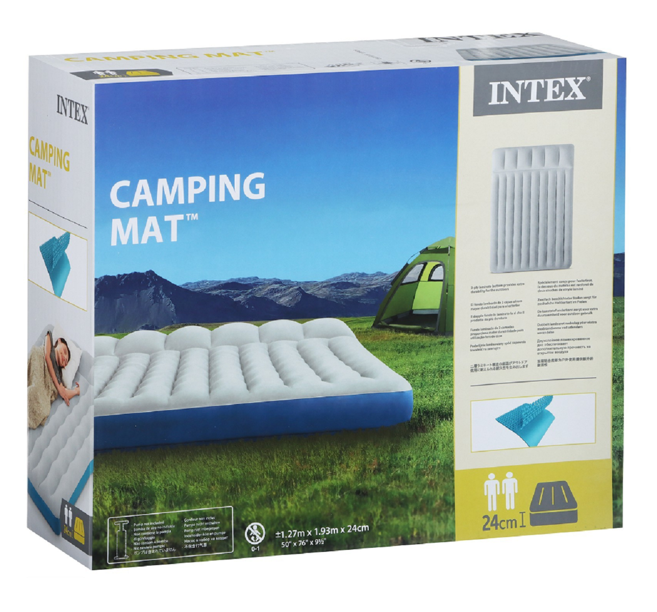 Матрас надувной intex Camping Mat 193 x 127 x 24 cm