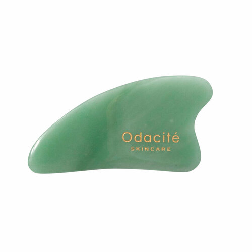 Odacite Гуа Ша из зеленого кварца Crystal Contour Gua Sha Green Aventurine