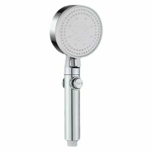 Водосберегающая лейка для душа белая массажной и турбонасадкой водосберегающая 440₽