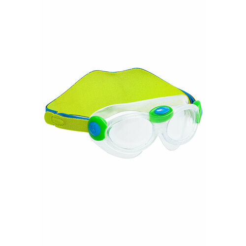 Очки для плавания MAD WAVE Kids bubble mask, green