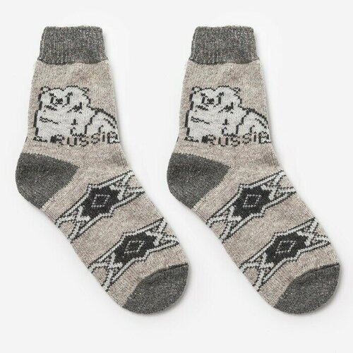 фото Носки стильная шерсть, размер onesize, белый