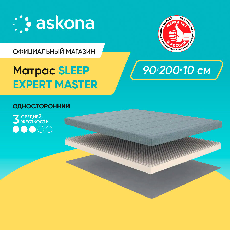 Матрас анатомический Askona (Аскона) Sleep Expert Master 90х200