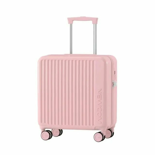 фото Чемодан Универсальный Newcom small square light suitcase N1490 Pink цвет: розовый