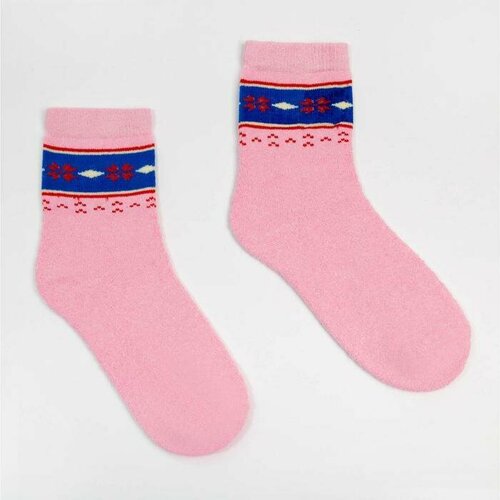 Носки СИБИРЬ, размер 23-25, розовый носки сибирь размер 23 25 белый красный