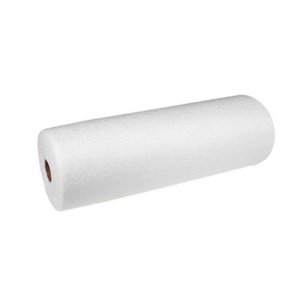 Одноразовые белые полотенца Спанлейс 35x70 см в рулоне, 50 шт
