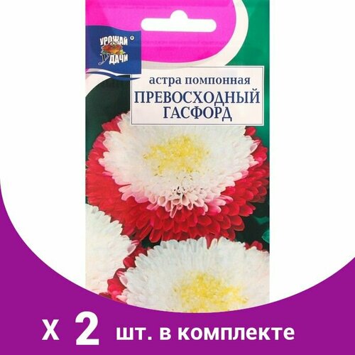 Семена цветов Астра помп. Превосходный Гасфорд 0,2 г. (2 шт)