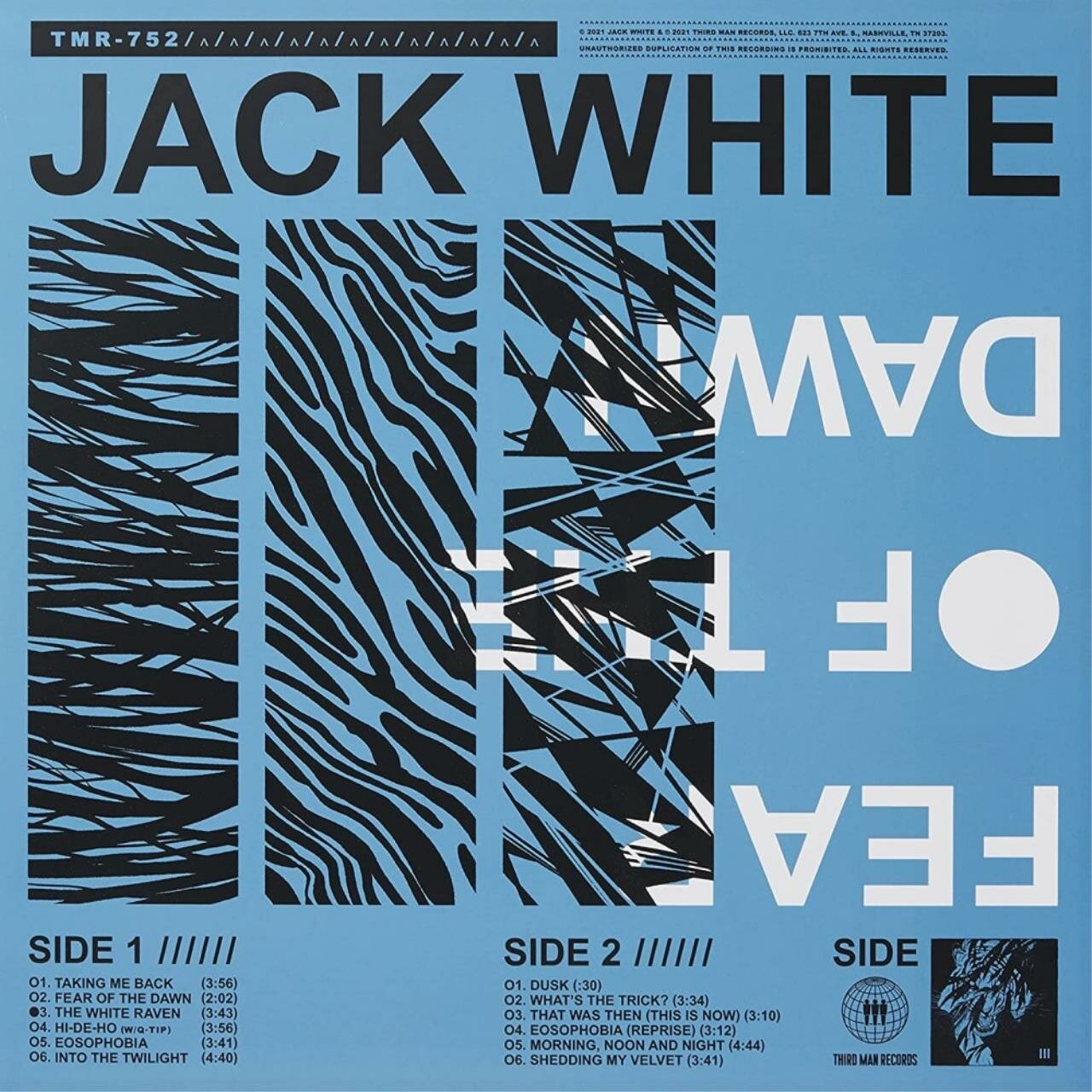 Виниловая пластинка White, Jack, Fear Of The Dawn (0810074420785) IAO - фото №7