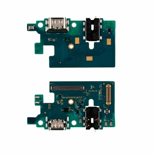 Шлейф для Samsung M317F (M31s) плата системный разъем/разъем гарнитуры/микрофон - Премиум шлейф для смартфона samsung a217f a21s плата системный разъем разъем гарнитуры микрофон премиум