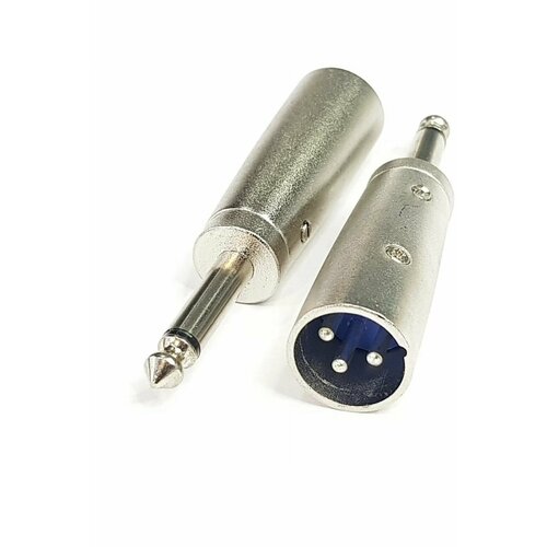 Переходник XLR - Jack 6,3mm (шт.-шт.) моно