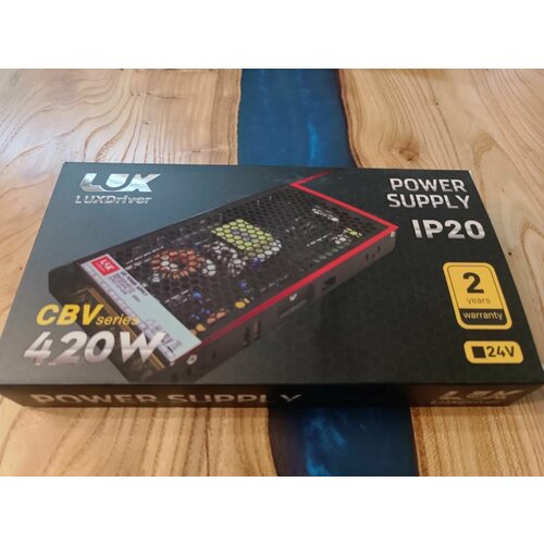Блок питания для светодиодной ленты LUXDriver 420Вт 24В