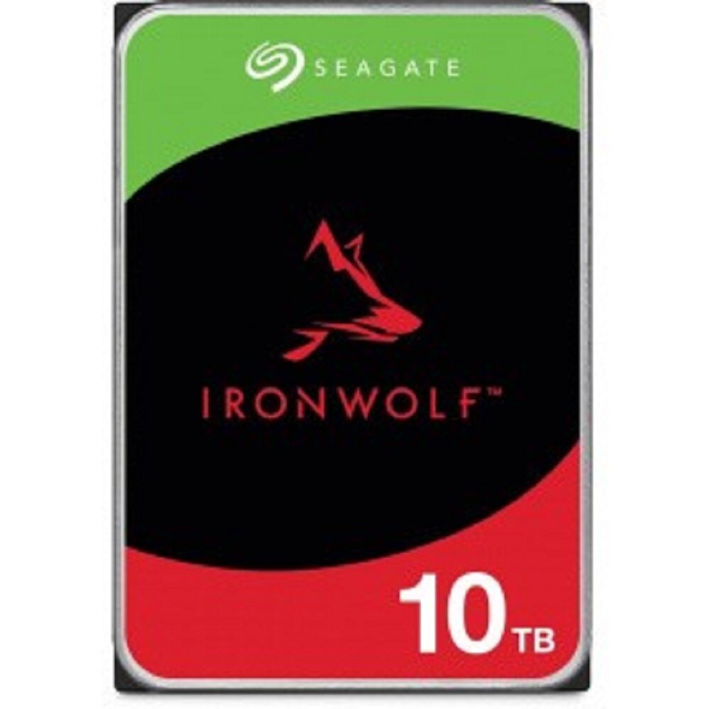 Seagate Жесткий диск 10TB Seagate IronWolf (ST10000VN000) {SATA 6 Гбит/с, 7200 rpm, 256 mb buffer, для NAS}