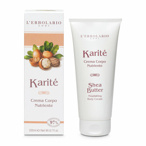 L'ERBOLARIO Крем для тела и рук питательный баттер SHEA BUTTER NOURISHING BODY CREAM, 200мл
