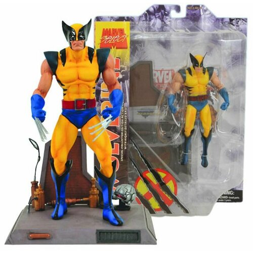 Фигурка Росомаха Select X-Men Wolverine росомаха коричневый костюм фигурка люди икс marvel select x men brown uniform wolverine