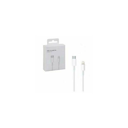 Кабель для мобильных устройств USB Type-C/Apple Lightning, 1 м, белый зарядный кабель lightning для apple iphone ipad и airpods юсб провод для эпл айфон usb провод лайтнинг для айфон 2 метра белый