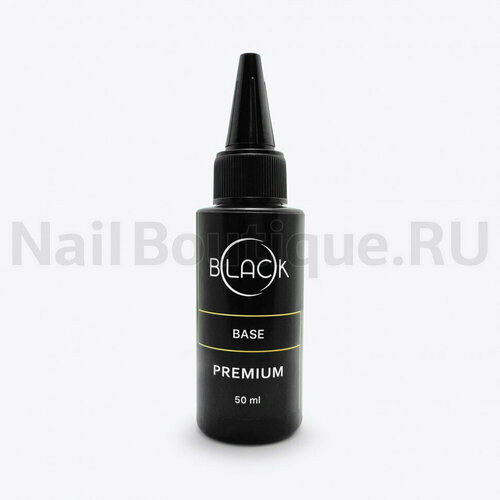 База для ногтей армирующая (жесткая) Black Base Premium, 50 мл