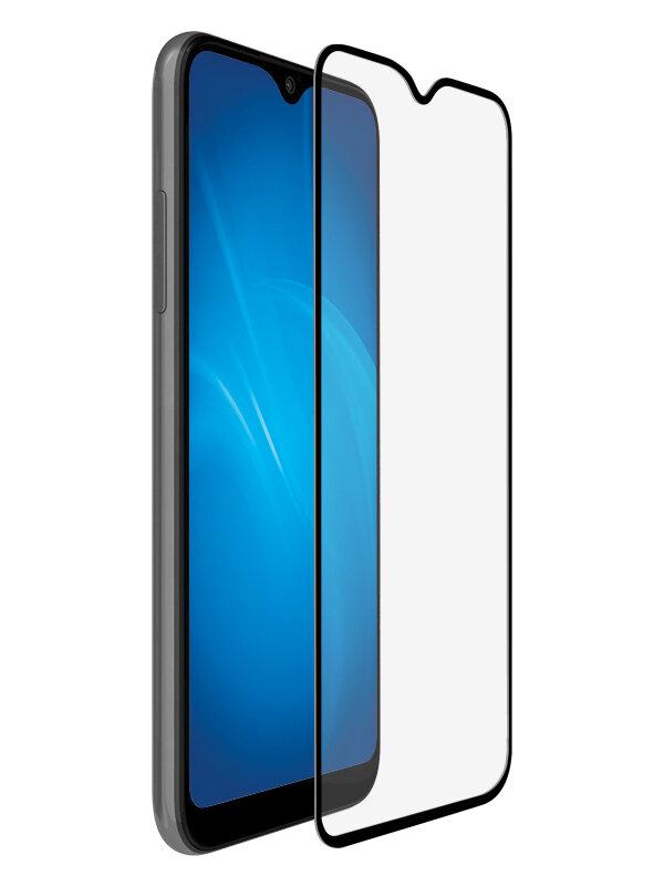 Защитное стекло для экрана DF sColor-105 для Samsung Galaxy A01 Core, 1 шт, черный [df ] - фото №4