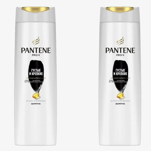 Шампунь для волос Pantene Pro-V 3 в 1 Густые и крепкие, 300 мл, 2 шт.