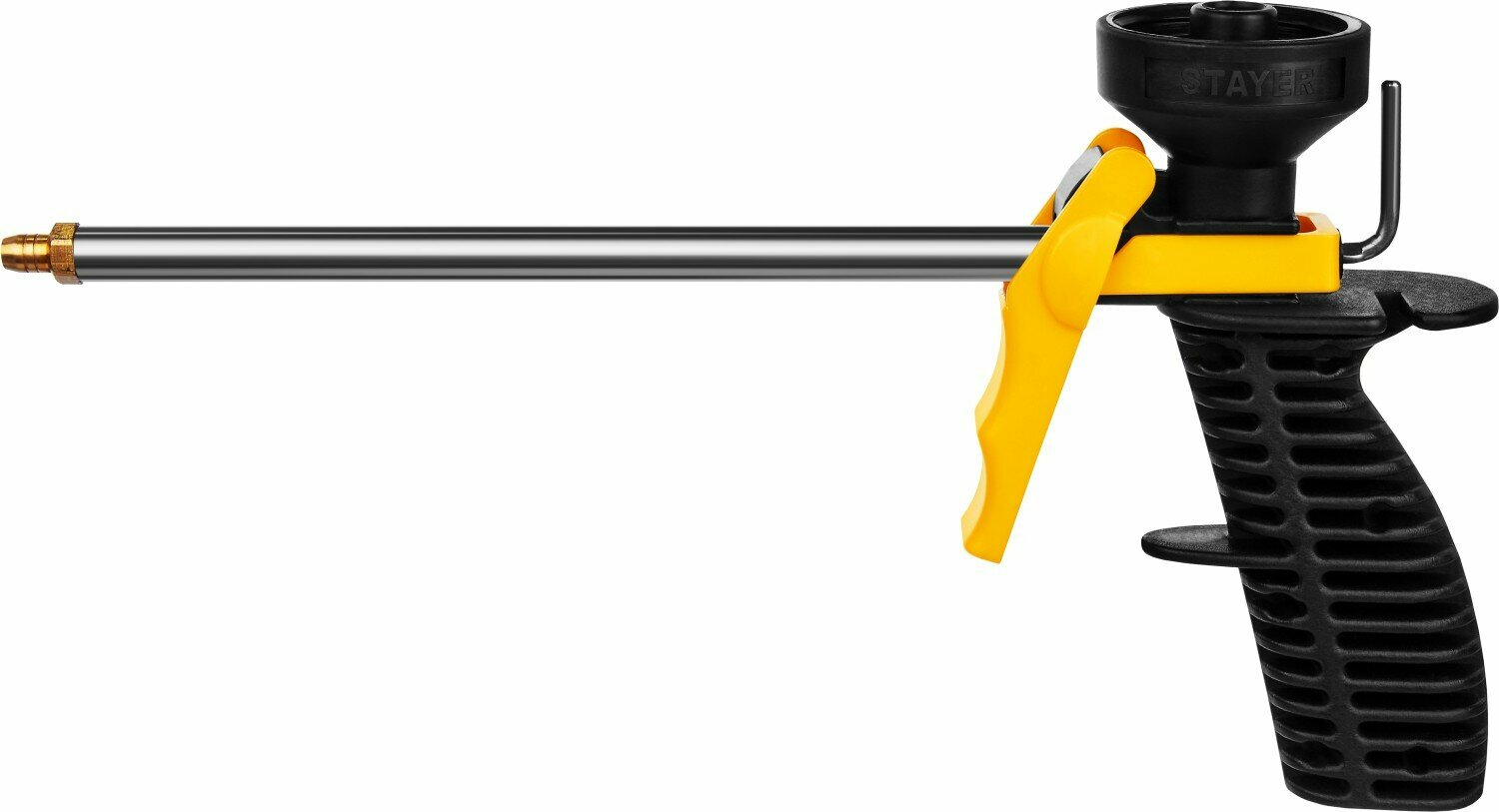 Пистолет для монтажной пены "ULTRA" нейлоновый химически стойкий корпус клапаны из нержавеющей стали STAYER