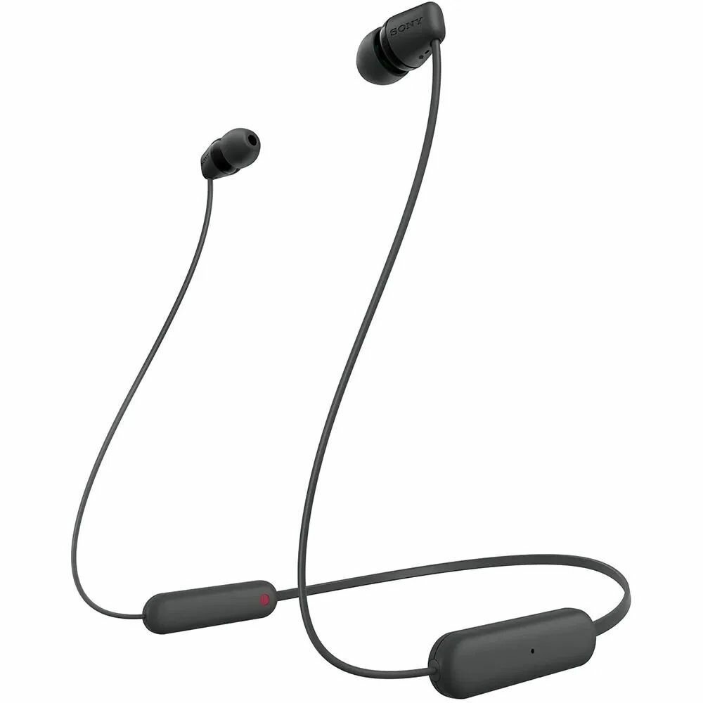 Sony WI-C100/BZ Bluetooth наушники-вкладыши беспроводные, черный цвет