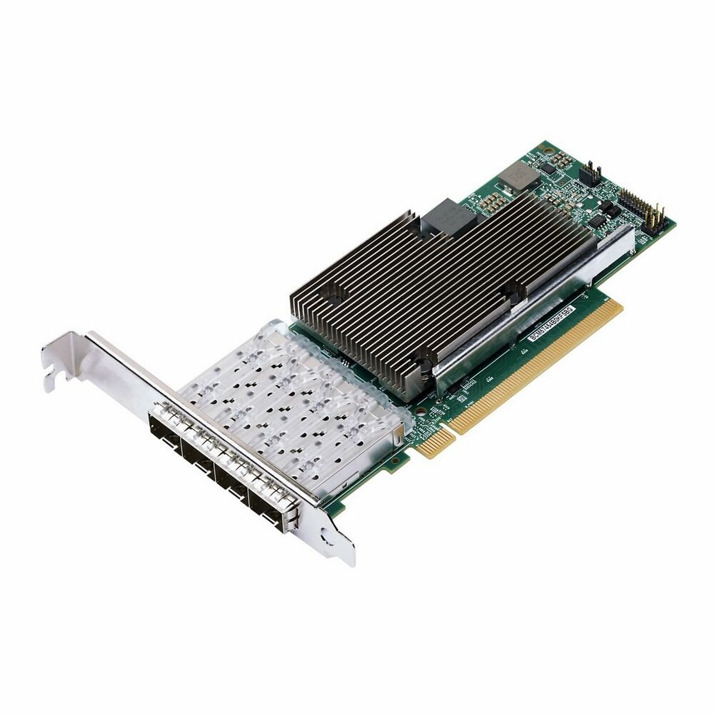 Lenovo Сетевой адаптер Lenovo 4XC7A08316 ThinkSystem Broadcom 57454 10/25GbE SFP28 4-port PCIe Ethernet Adapter V2 57454
