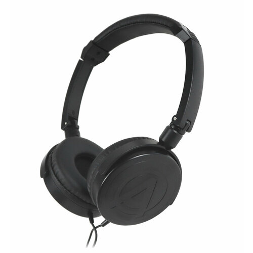 AuraSonics FINE F202BK наушники проводные складные закрытые с микрофоном чёрный цвет 1395₽