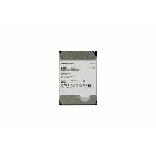 Жесткий диск (HDD) Western Digital 22Tb (WUH722222AL5204) для домашних пк western digital жесткий диск western digital wd1600jd 160gb sata 3 5 hdd