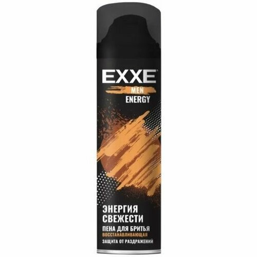 EXXE Пена для бритья, Men Energy, Восстанавливающая, 200 мл пены для бритья royal barber пена для бритья с углем