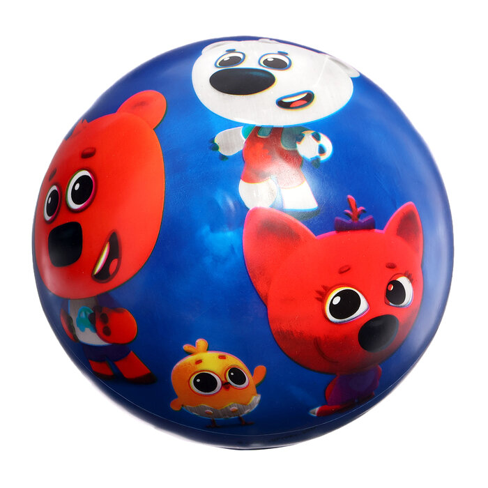 1TOY Мяч «Мини-мишки», полноцветный, ПВХ, 23 см
