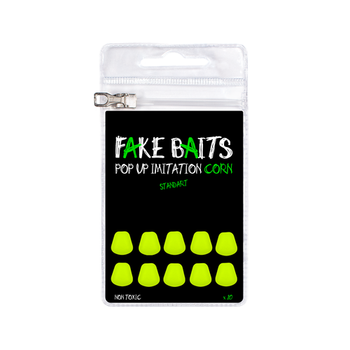 Искусственная кукуруза плавающая Fake Baits Standart лимонная флюро