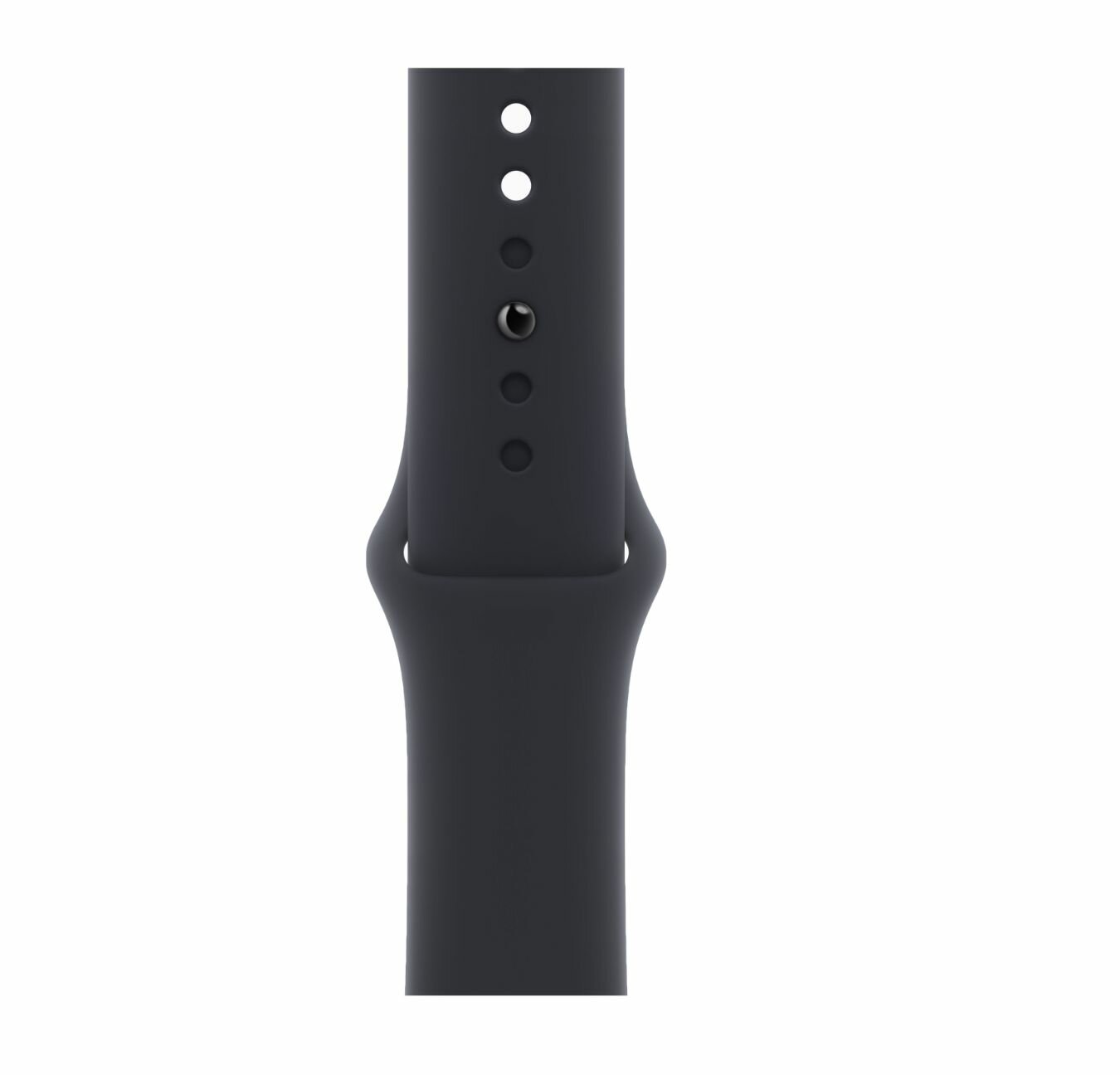 Apple Watch SE (2024) 44mm Midnight Aluminum Case with Midnight Sport Band (GPS) (размер M/L) — фото 1