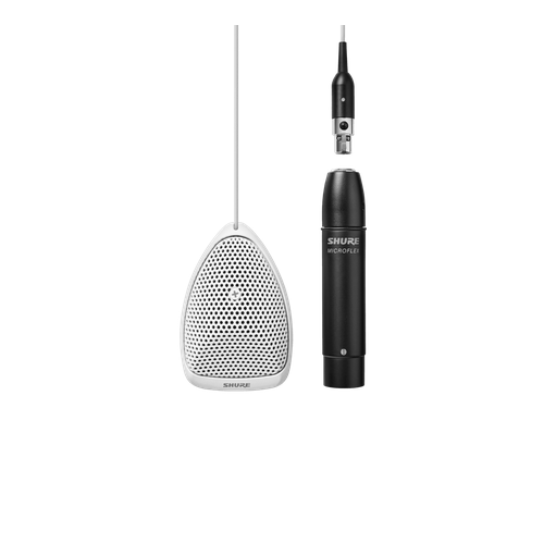 SHURE MX391W-AC Микрофон граничного слоя конденсаторный кардиоидный 50-17000 Гц 34 мВПа MaxSPL 119 дБ программируемый переключатель разъемы TQG XLR Белый 3582500₽