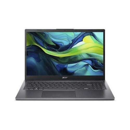 Ноутбук Acer Aspire 15 A15-51M-51VS NX KXRCD004 156 IPS Intel Core 5 120U 14ГГц 10-ядерный 16ГБ LPDDR5 512ГБ SSD Intel Graphics без операционной системы металлический 6437600₽