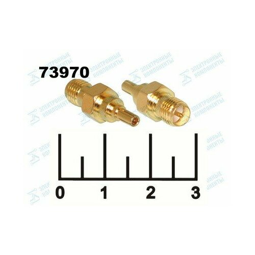 Переходник CRC9 штекер/SMA гнездо реверс gold