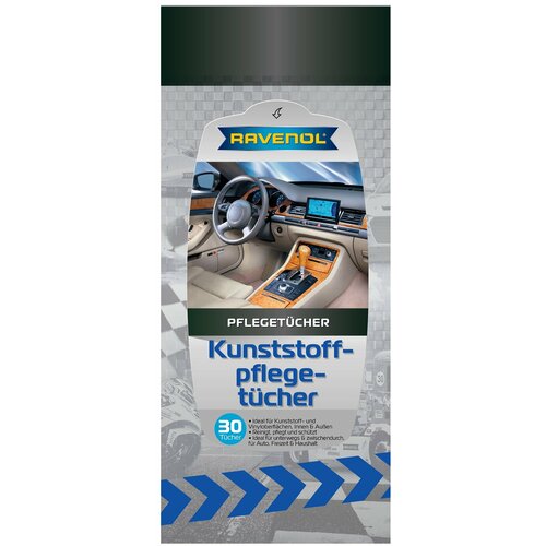 Ravenol салфетки влажные ravenol для ухода за интерьером автомобиля 30 шт 4014835845725 370₽