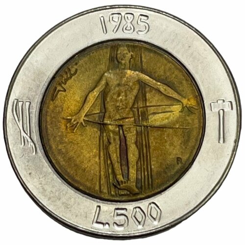 Сан-Марино 500 лир 1985 г. (Борьба с наркотиками) монета сан марино 500 лир 1990 год