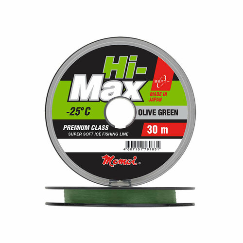 Леска Momoi Hi-Max Olive Green 30м 0.18мм 3.5кг