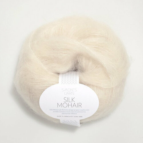 Пряжа для вязания Sandnes Garn Silk Mohair (1012 Nature)