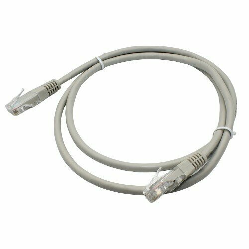 Патч-корд 18-1002 RJ45-RJ45 1метр 5 шт. серый UTP4*2*0,52/8P8C/5e