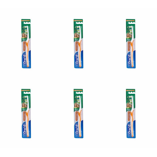 Oral-B Зубная щетка 3_Effect Maxi Clean 40 средняя 6 упаковок