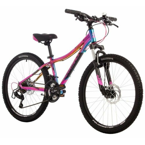 Велосипед NOVATRACK 24 KATRINA алюм рама 12 фиолетовый металлик 21-скор TY200EF41TZ21 диск тор STG 31207₽