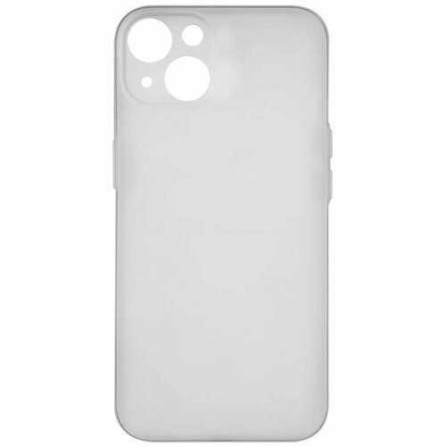Чехол-накладка Usams Ultra-Thin US-BH777 для смартфона Apple iPhone 13 полипропилен, белый (IP13PQR04) панель накладка usams us bh779 green matte для iphone 13 pro max